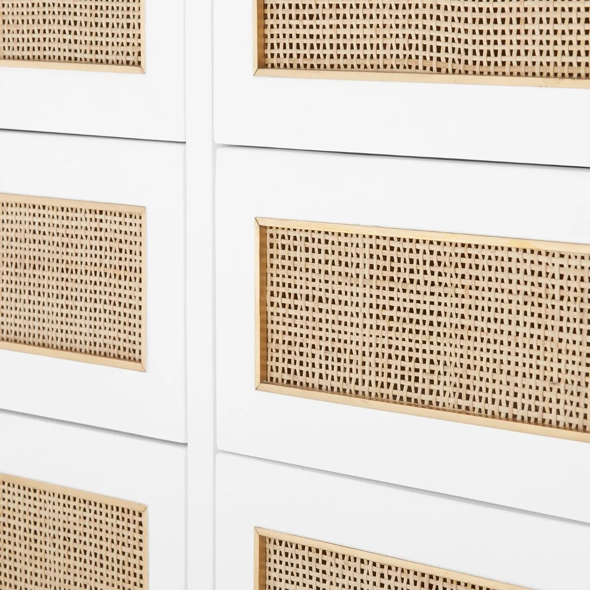 Karen 4-Door Cabinet / Vanilla