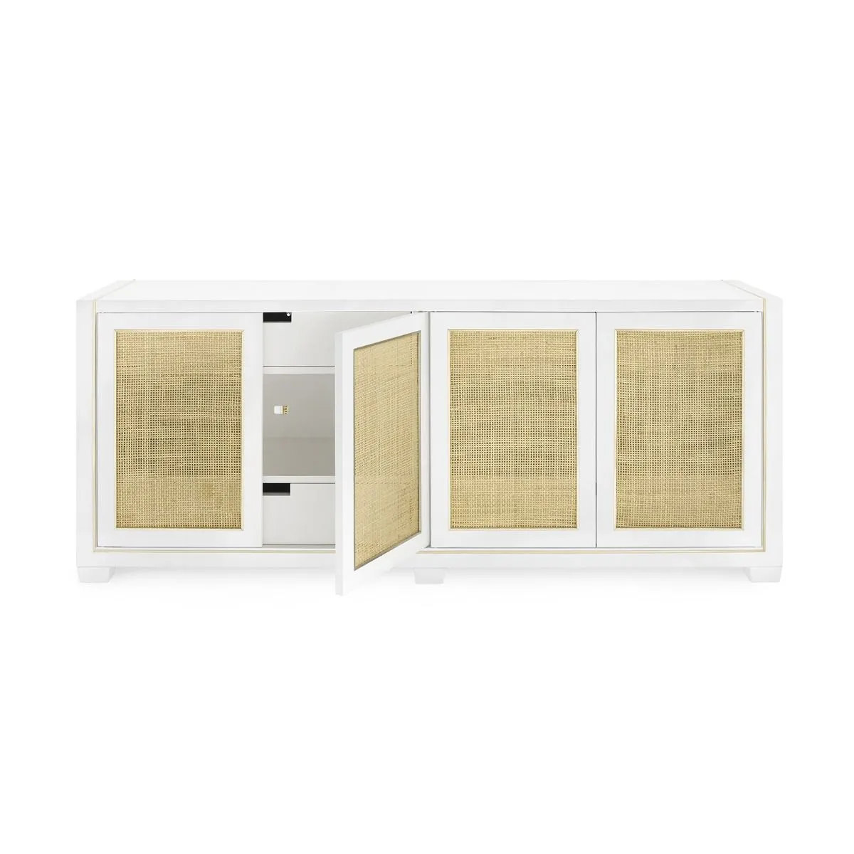 Karen 4-Door Cabinet / Vanilla