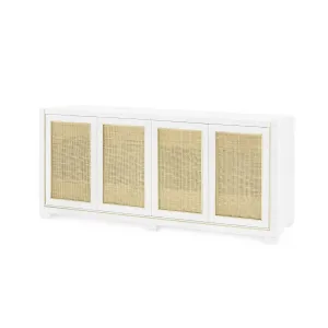 Karen 4-Door Cabinet / Vanilla