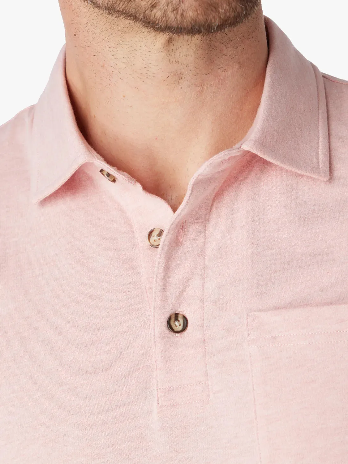 Kismet Polo | Bermuda Pink