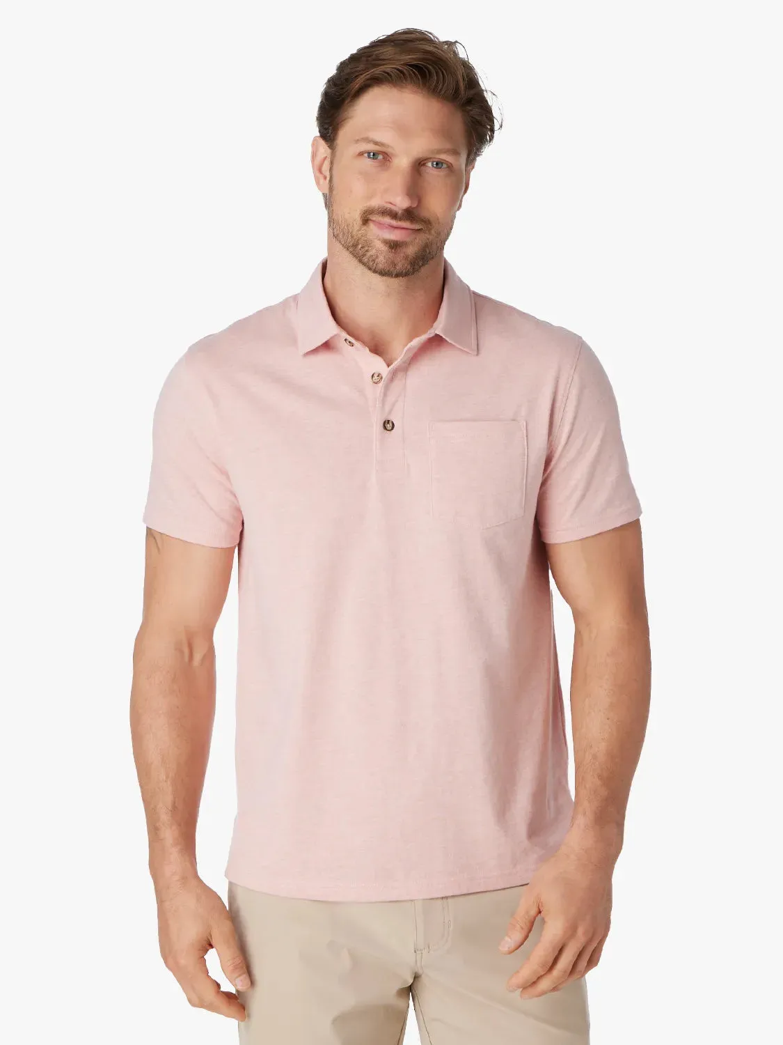 Kismet Polo | Bermuda Pink