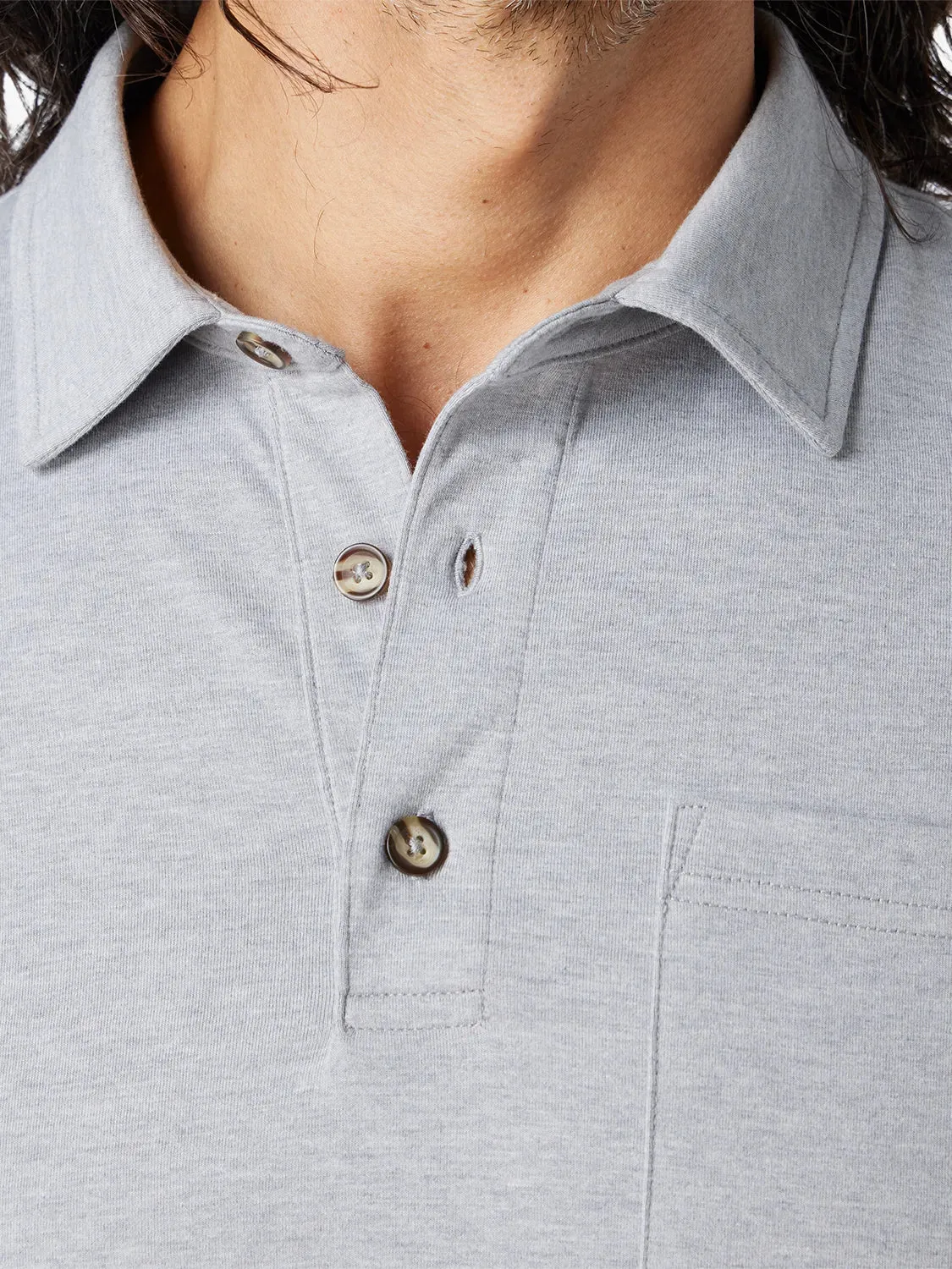 Kismet Polo | Heather Grey
