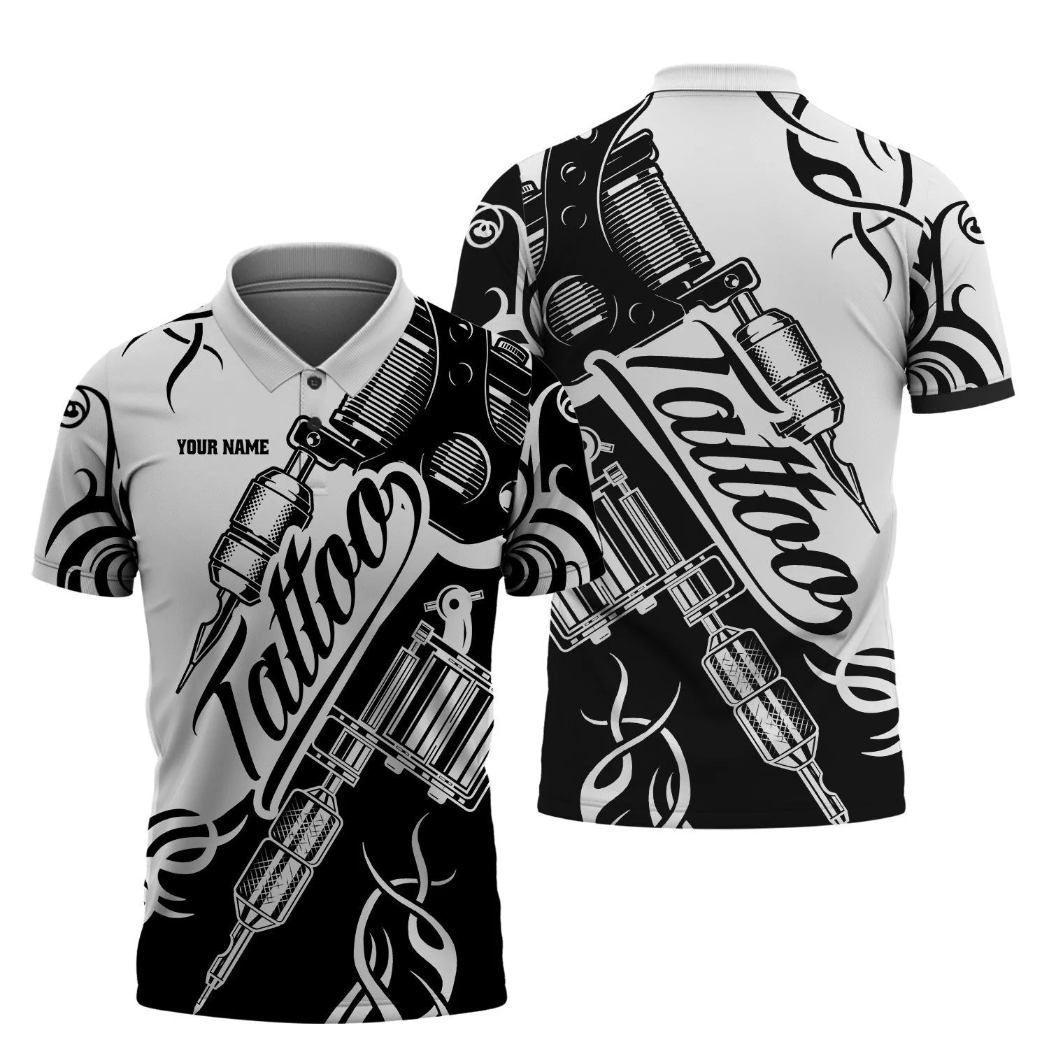 Latest Tattoo Artist Shop Personalized Name 3D Hoodie, 3D Zipper Hoodie