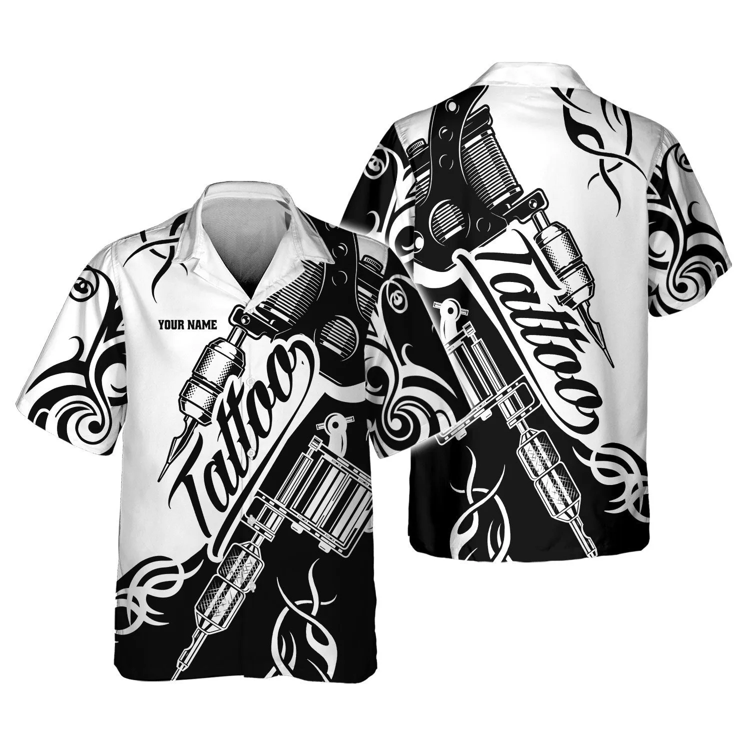 Latest Tattoo Artist Shop Personalized Name 3D Hoodie, 3D Zipper Hoodie