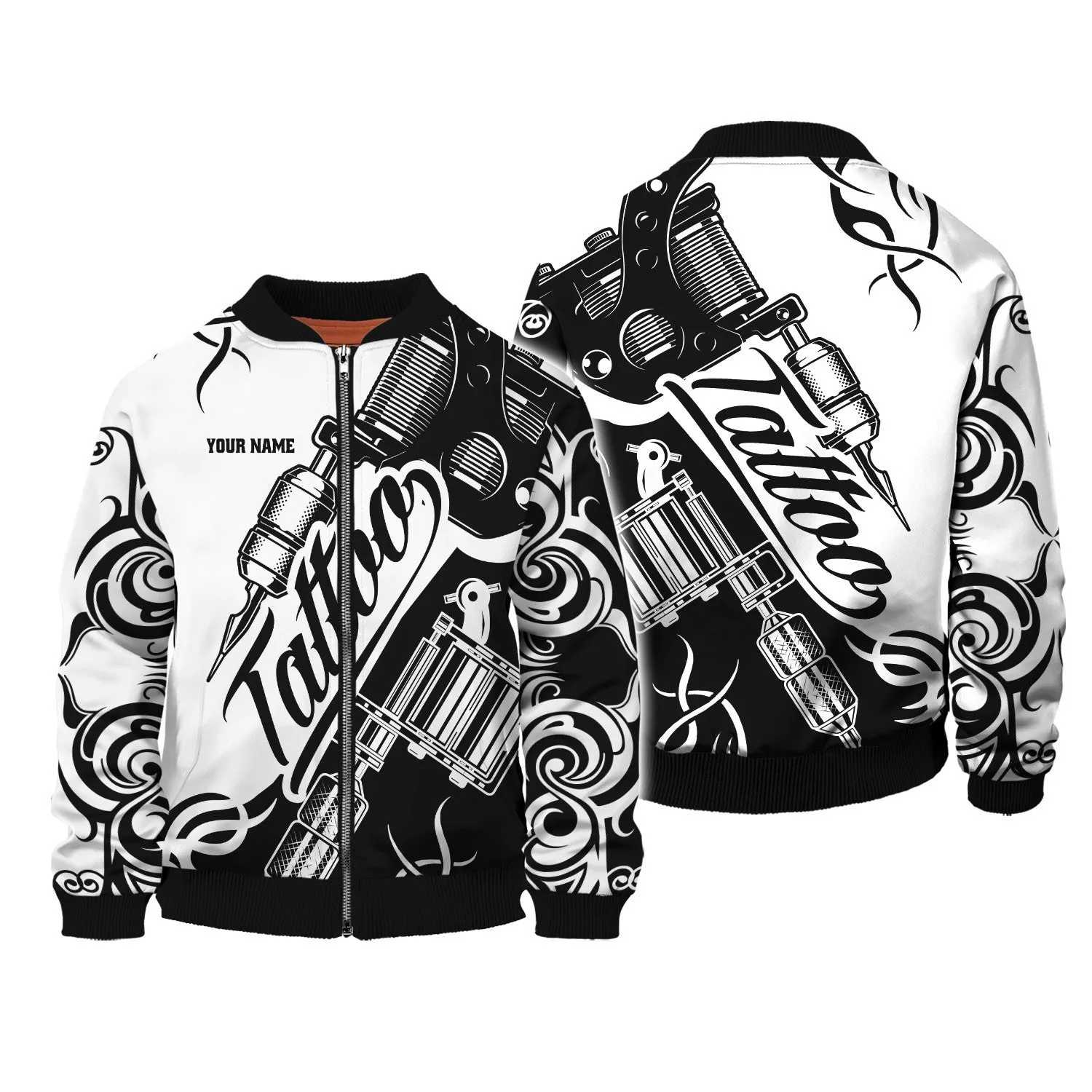 Latest Tattoo Artist Shop Personalized Name 3D Hoodie, 3D Zipper Hoodie