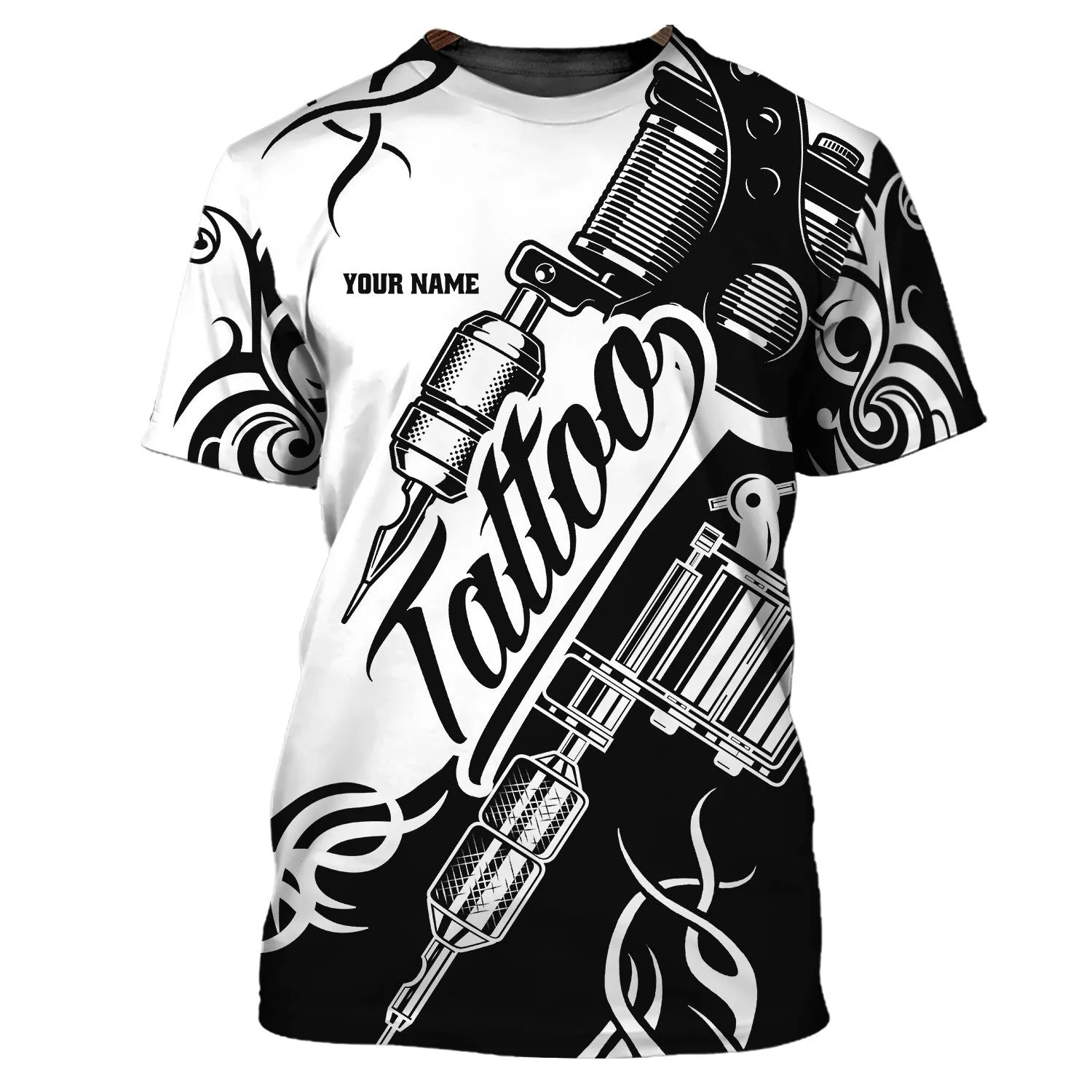 Latest Tattoo Artist Shop Personalized Name 3D Hoodie, 3D Zipper Hoodie