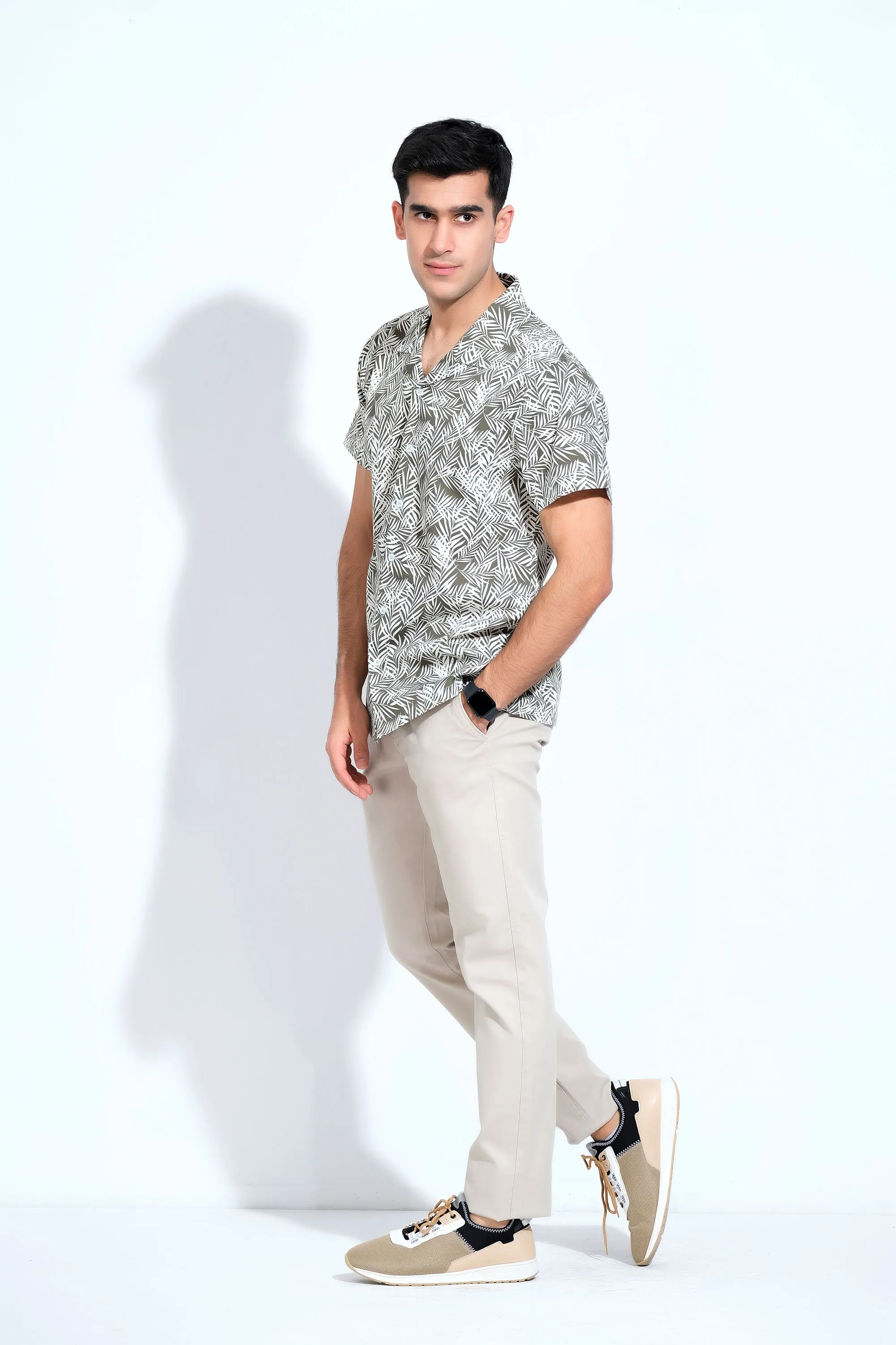 Light Green Casual Shirt
