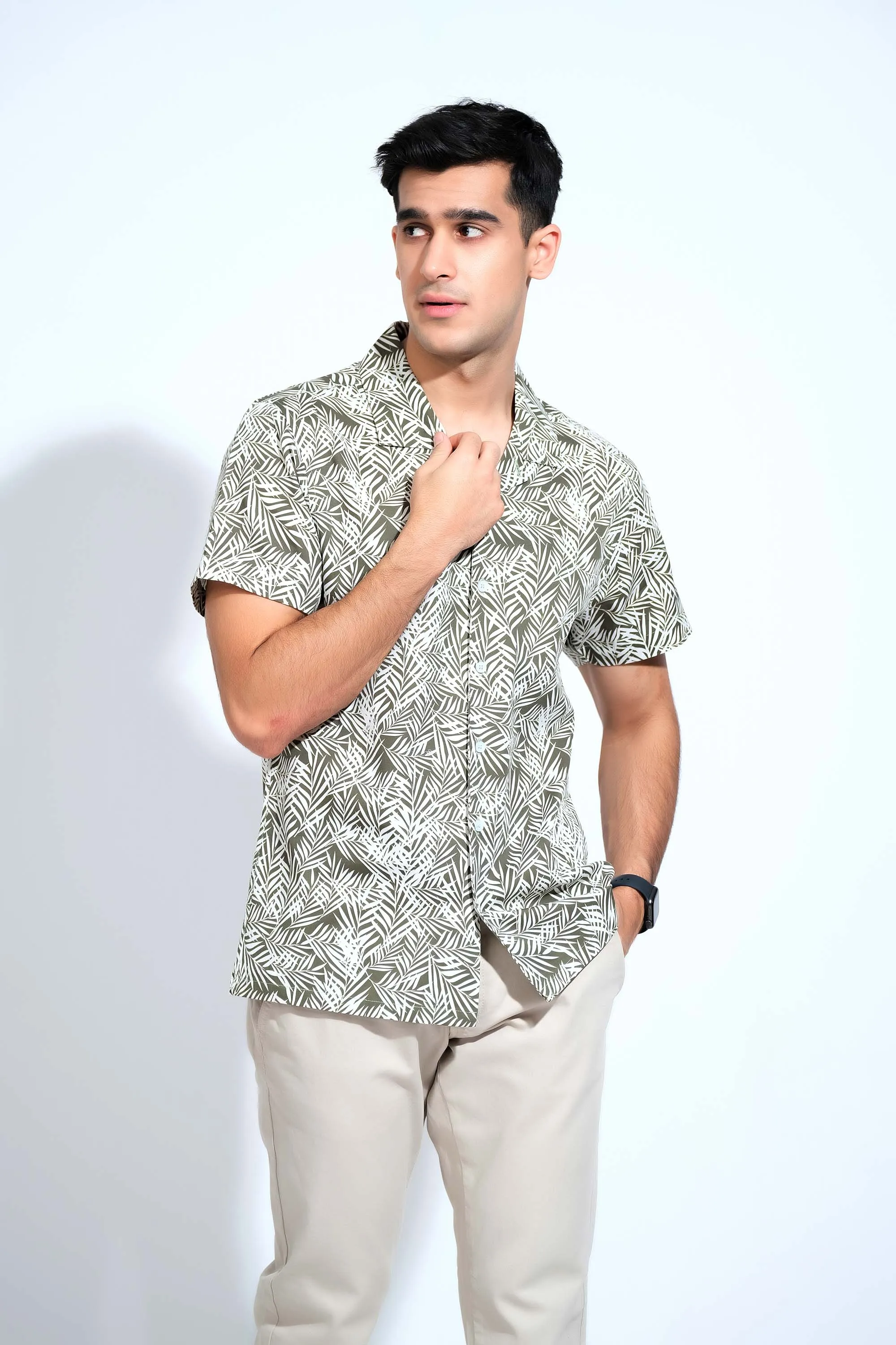 Light Green Casual Shirt