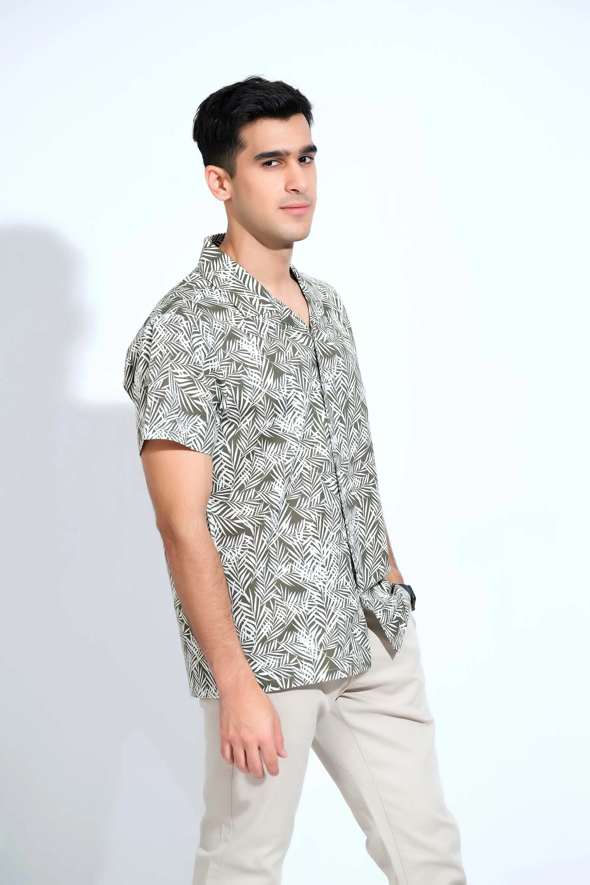 Light Green Casual Shirt