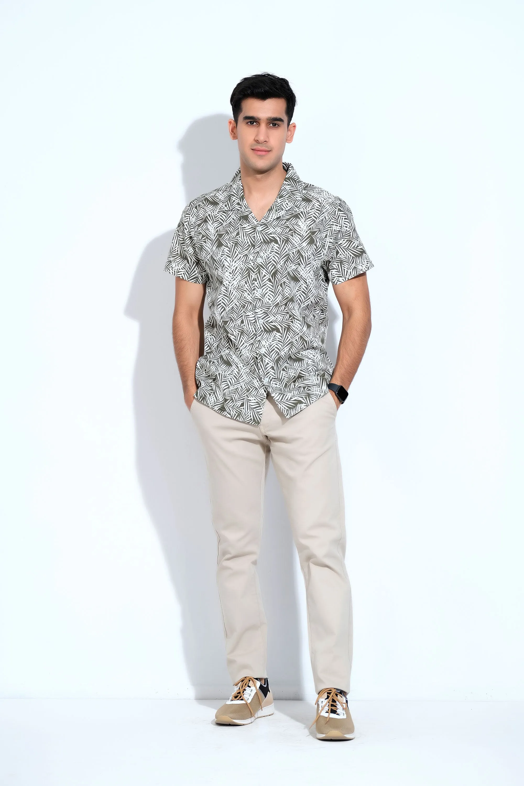 Light Green Casual Shirt