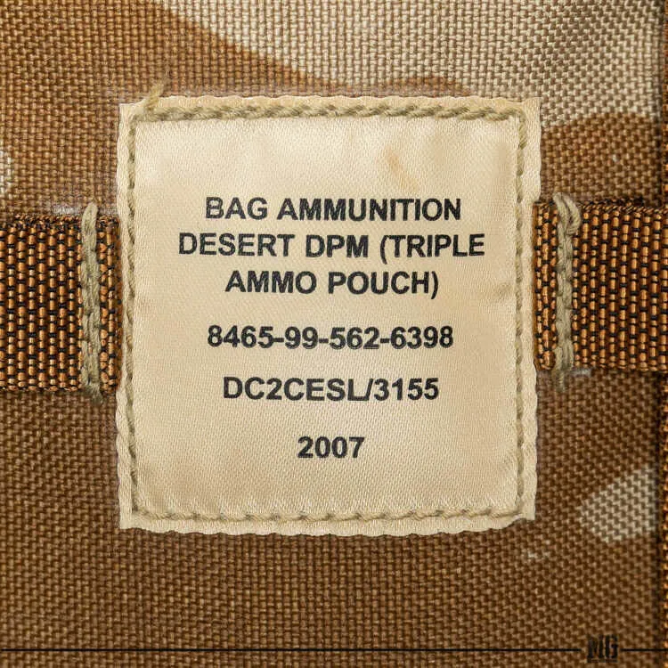 Like New British Army Triple Ammunition Pouch