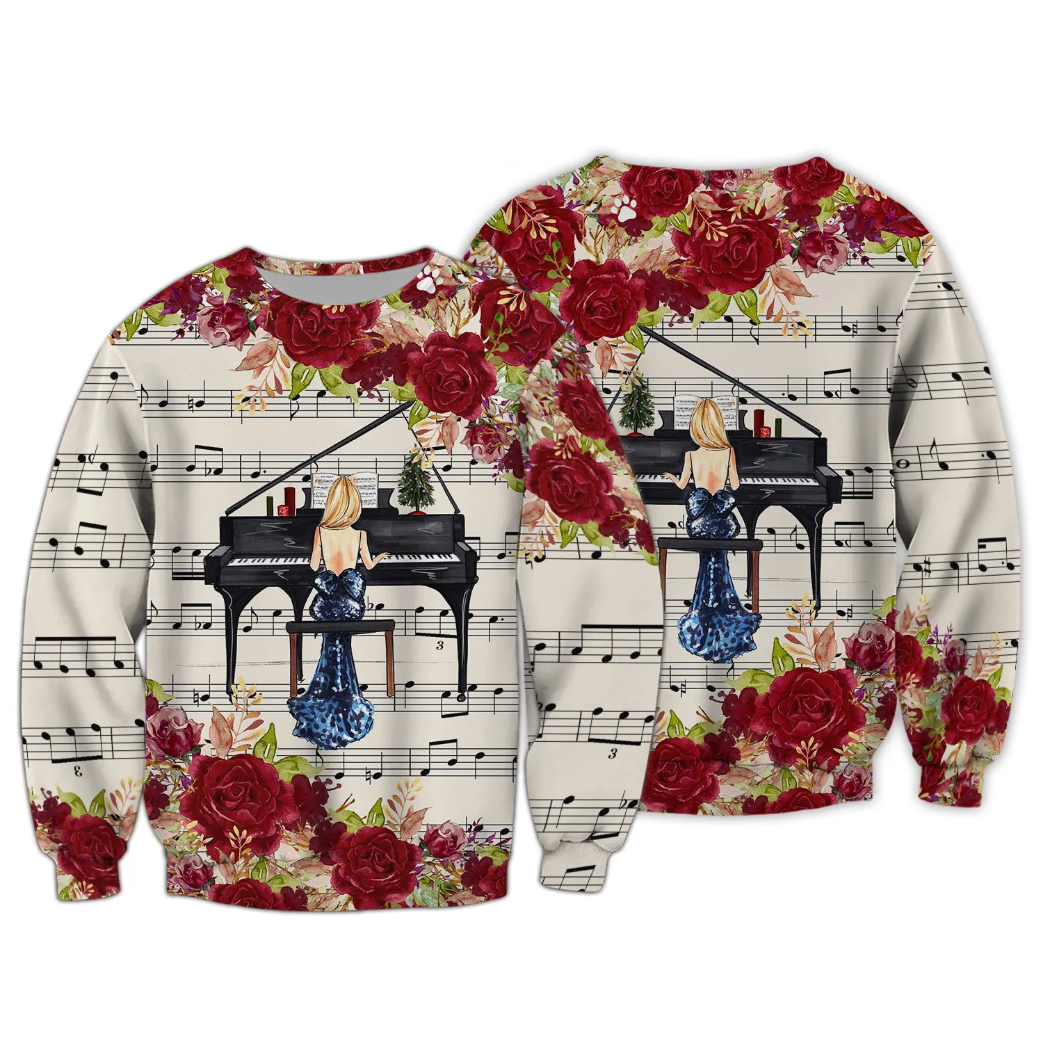 Love Piano - 3D Full Print 09