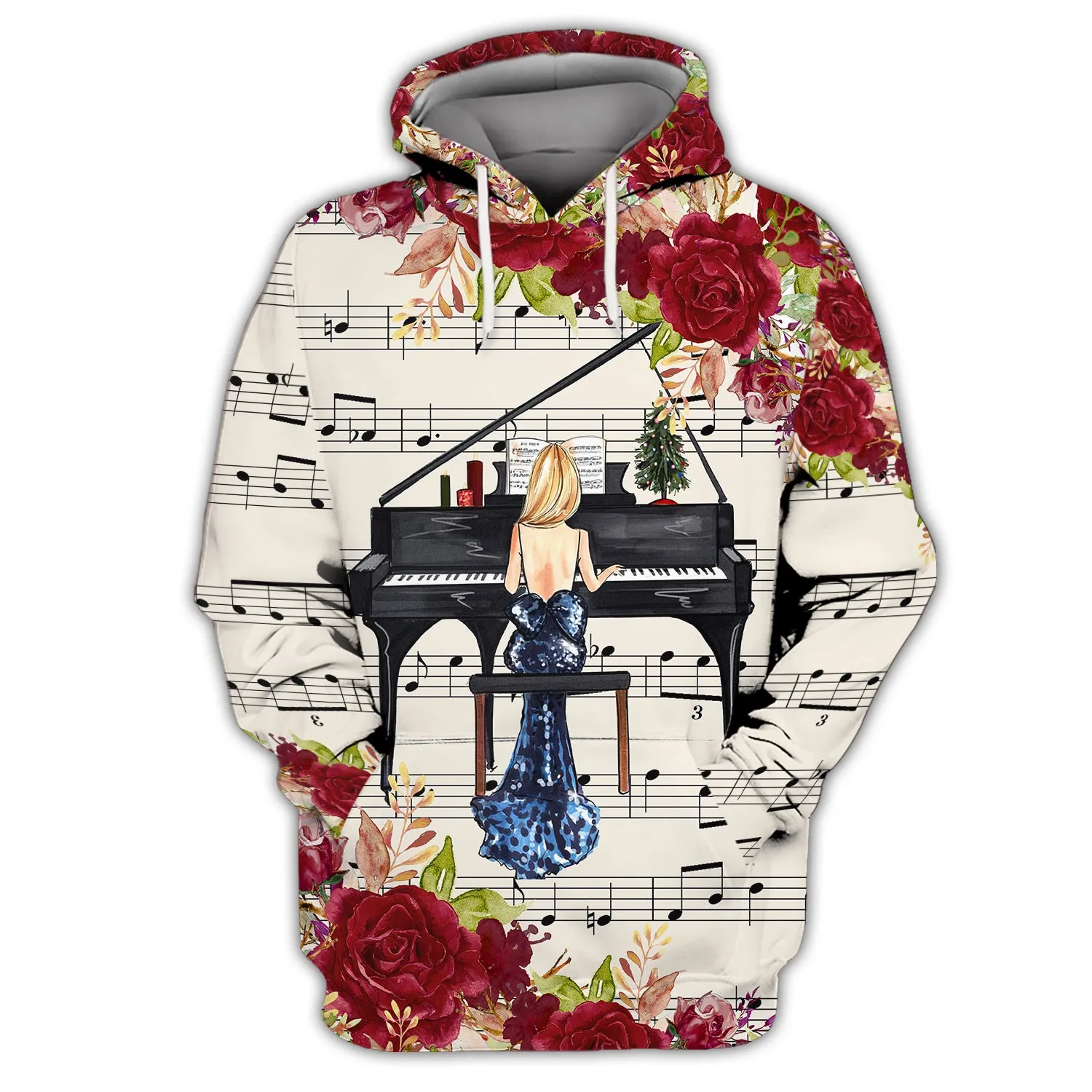 Love Piano - 3D Full Print 09