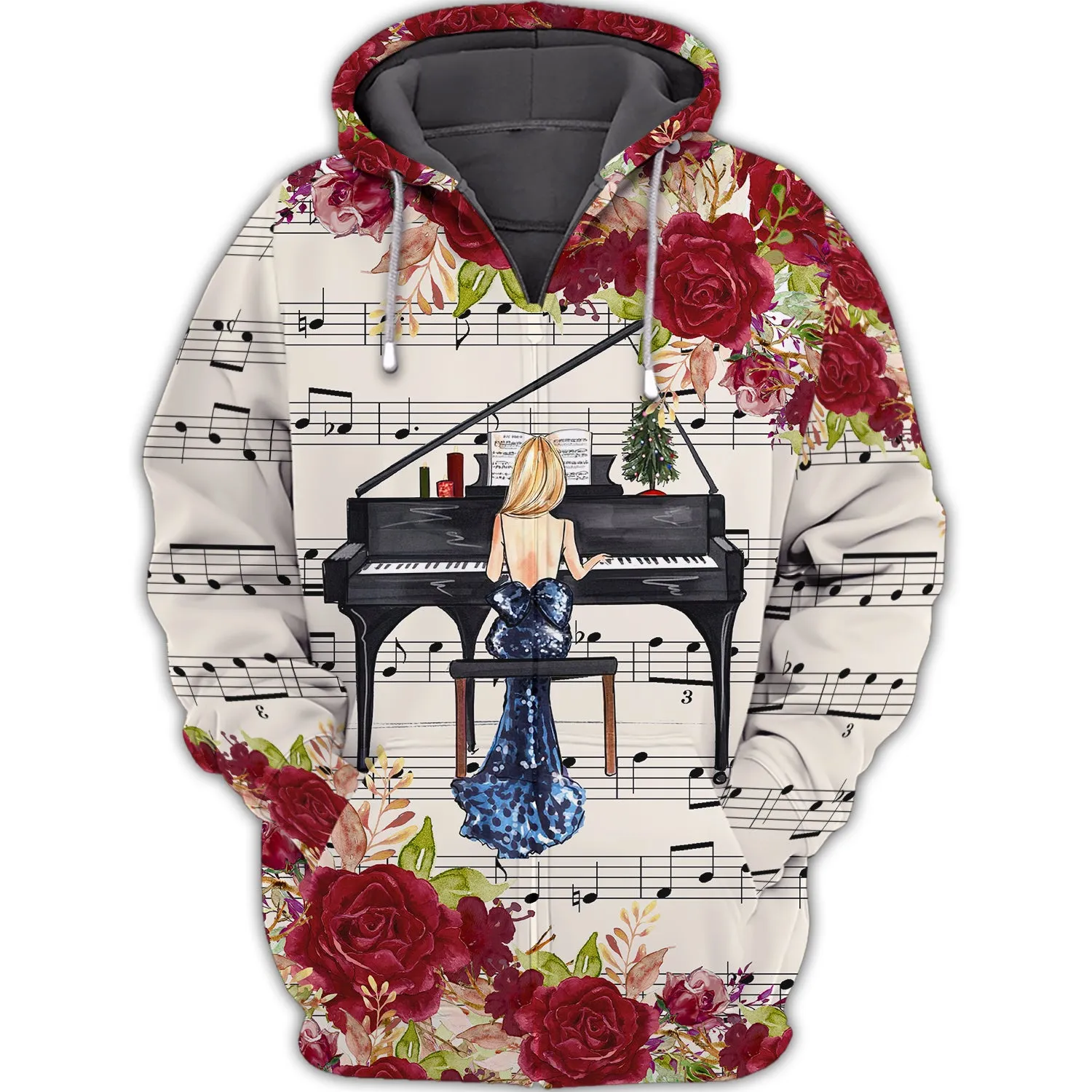Love Piano - 3D Full Print 09