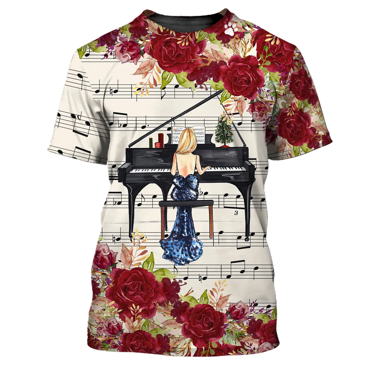 Love Piano - 3D Full Print 09