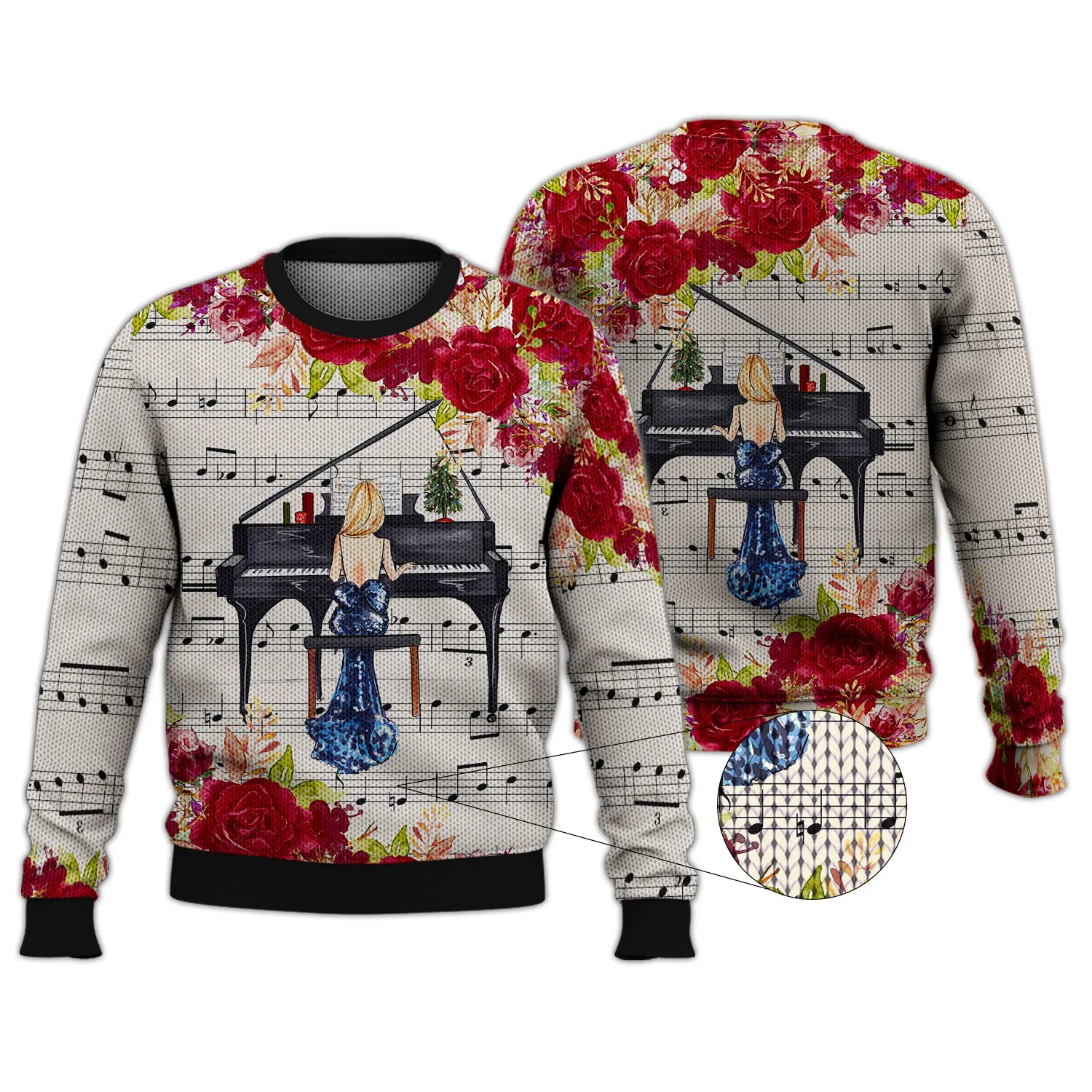 Love Piano - 3D Full Print 09