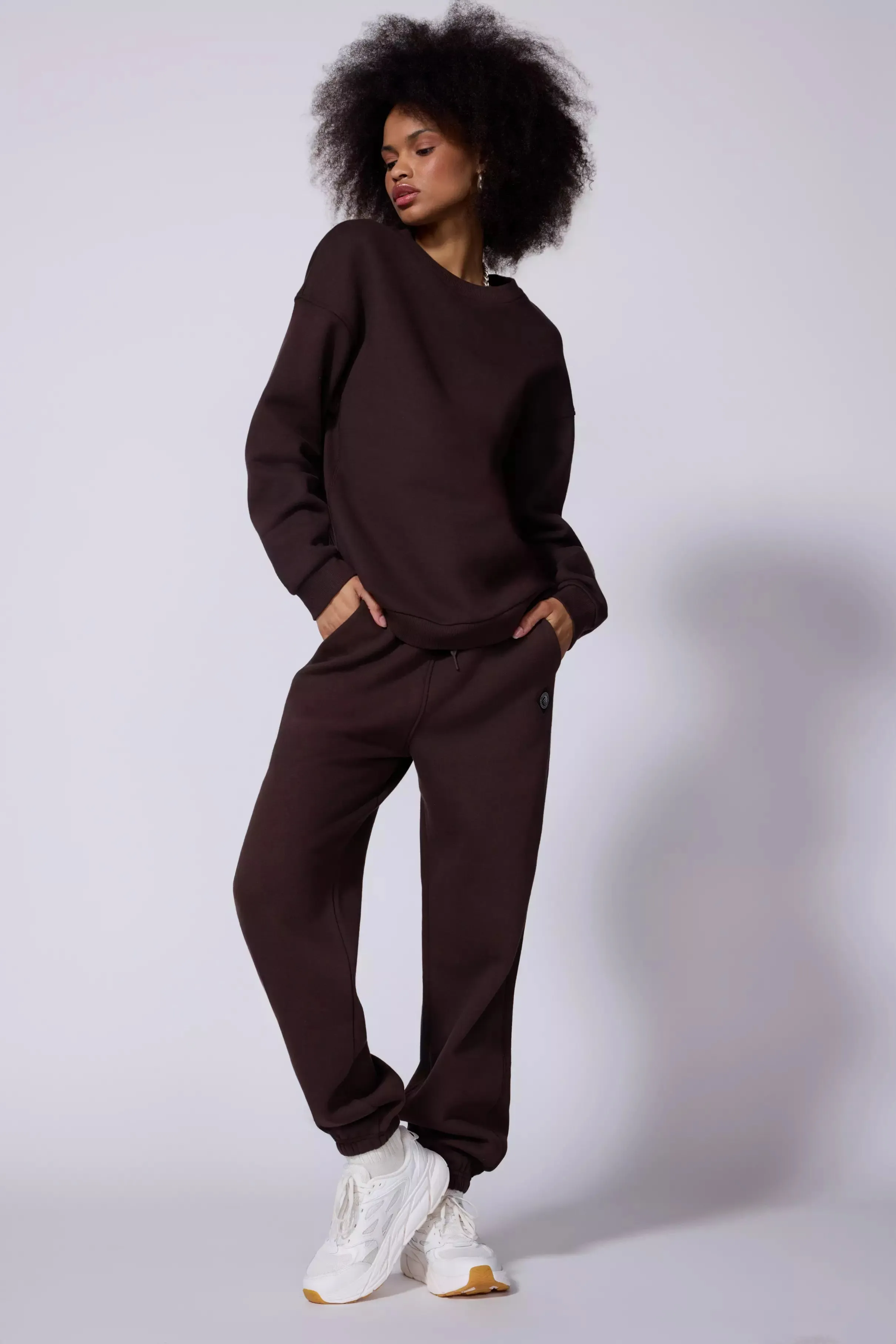 Luxefleece Relaxed Sweatshirt - Chocolate Brown