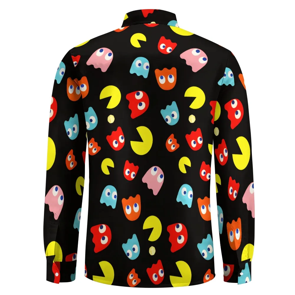 Men's Casual Printed Long Sleeve Shirt 2310000012