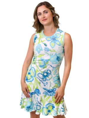 MJ Flounce Dress Blooms