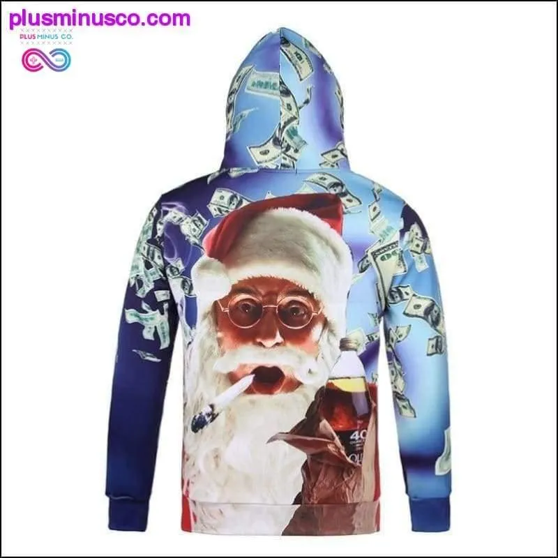 Mr.1991INC New Fashion Hooded christmas 3d Hoodies Men/Women