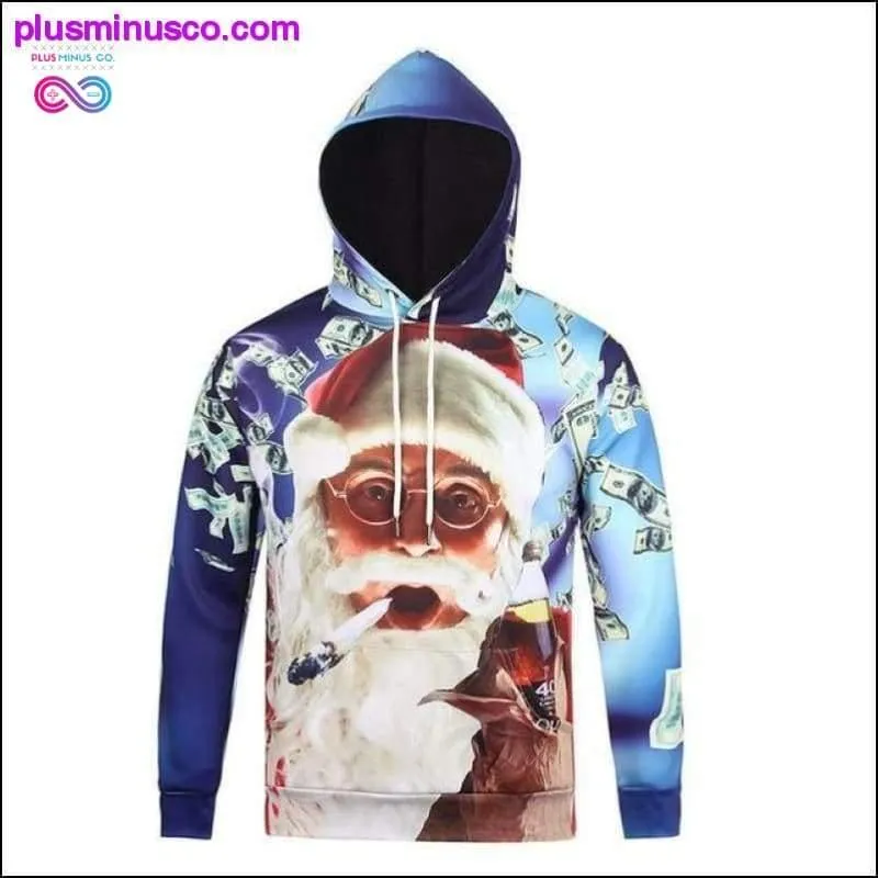 Mr.1991INC New Fashion Hooded christmas 3d Hoodies Men/Women