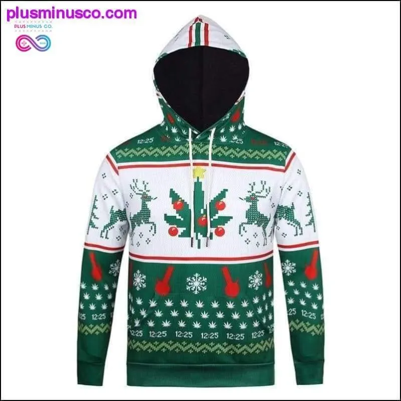 Mr.1991INC New Fashion Hooded christmas 3d Hoodies Men/Women
