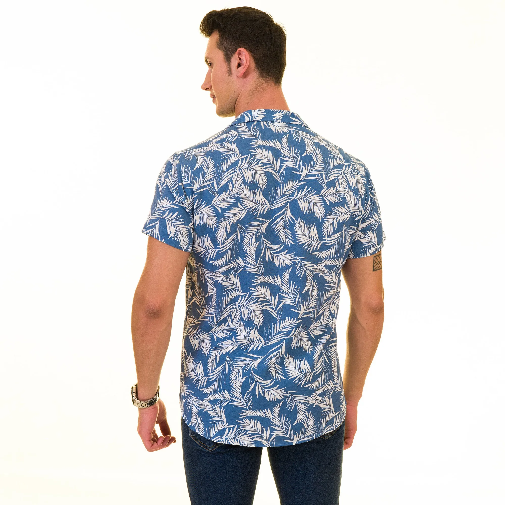 Multi Color European Made & Designed Hawaiian Summer Shirts For Men