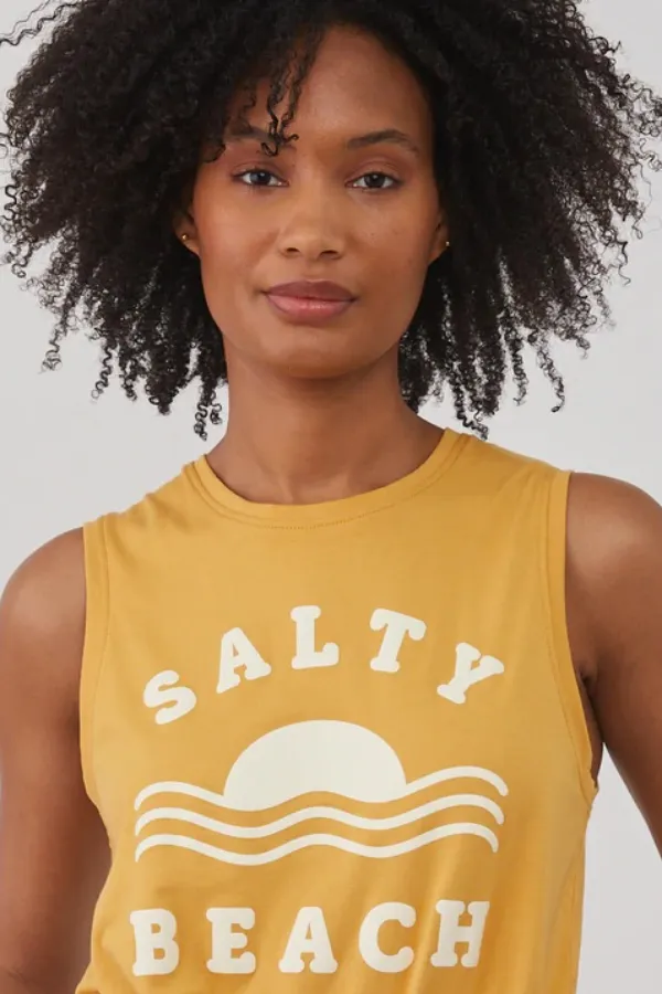 Muscle Tee - Salty Beach