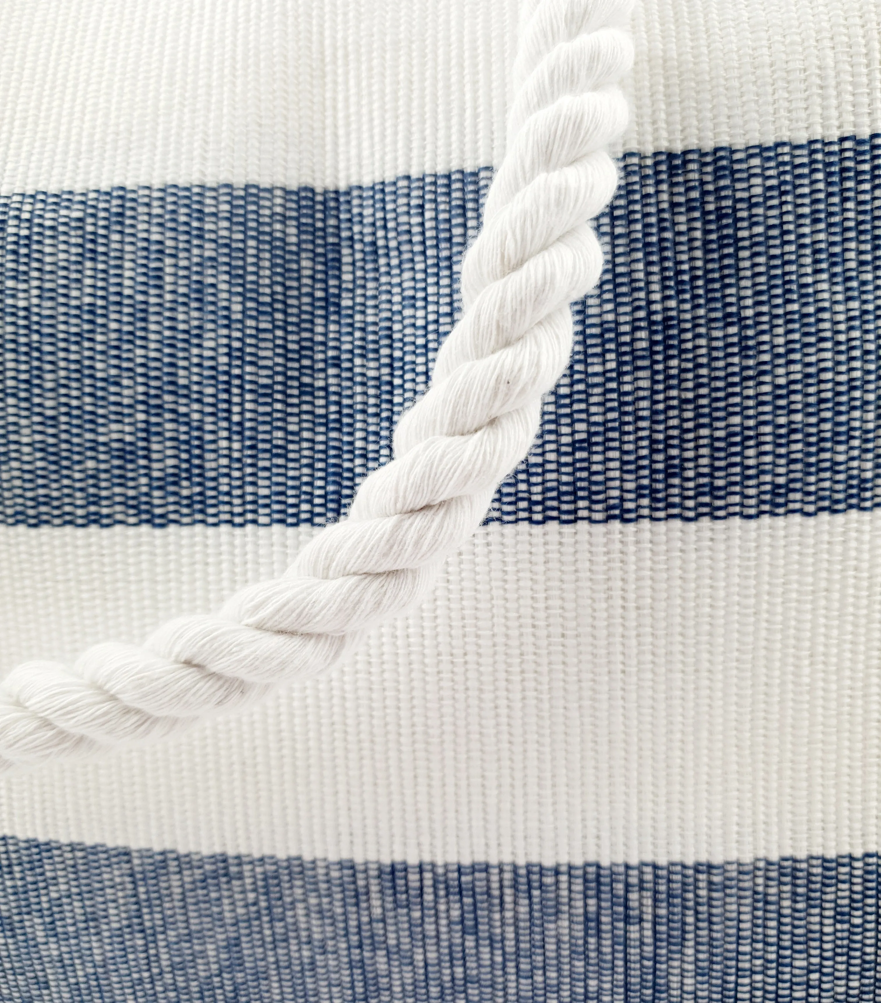 Navy/White Beach Bag