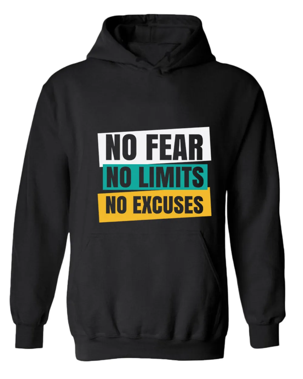 No fear no limits no excuses hoodie, motivational hoodie, inspirational hoodies, casual hoodies