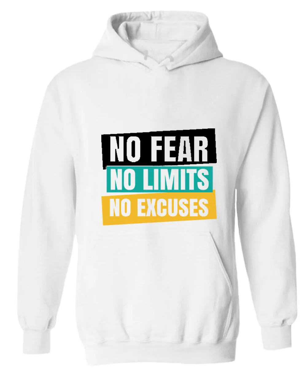 No fear no limits no excuses hoodie, motivational hoodie, inspirational hoodies, casual hoodies