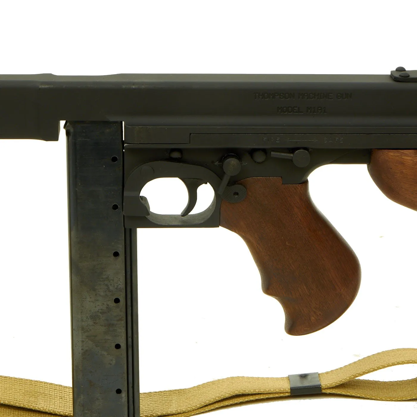 Original U.S. WWII Thompson M1A1 Display Submachine Gun with Aluminum Display Receiver - Serial 312343