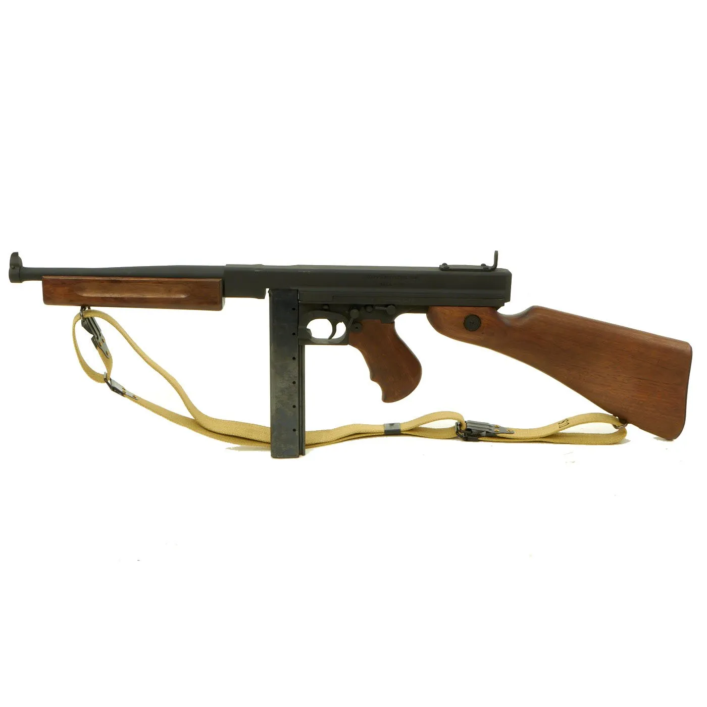 Original U.S. WWII Thompson M1A1 Display Submachine Gun with Aluminum Display Receiver - Serial 312343