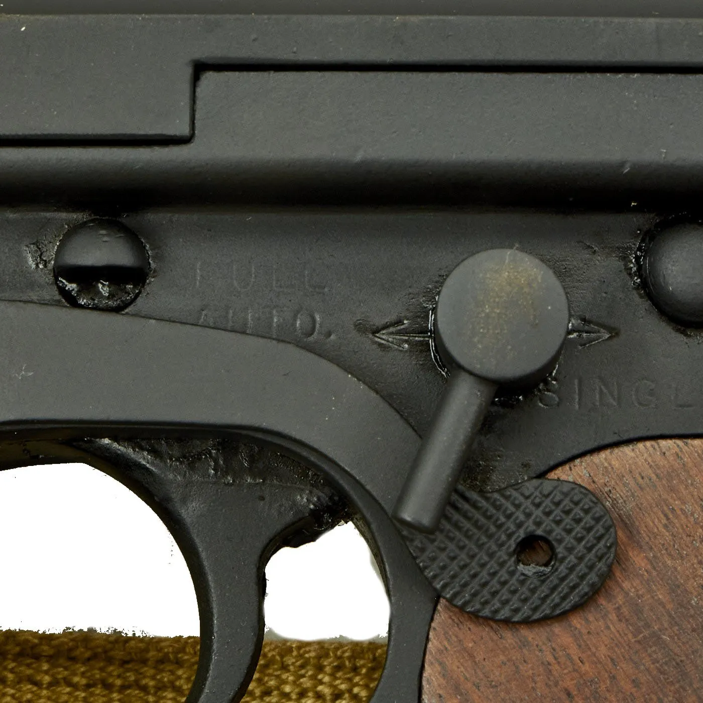 Original U.S. WWII Thompson M1A1 Display Submachine Gun with Aluminum Display Receiver - Serial 312343