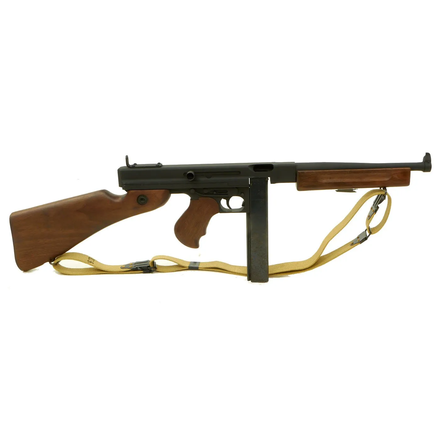 Original U.S. WWII Thompson M1A1 Display Submachine Gun with Aluminum Display Receiver - Serial 312343