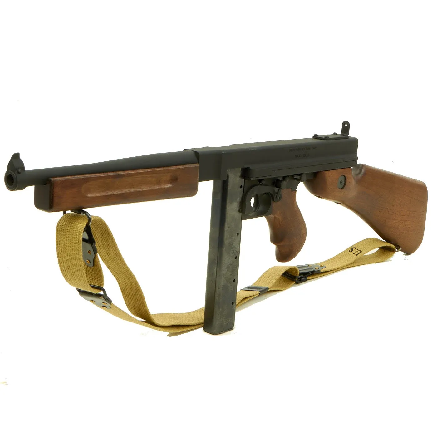 Original U.S. WWII Thompson M1A1 Display Submachine Gun with Aluminum Display Receiver - Serial 312343