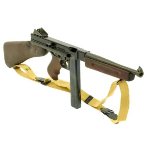 Original U.S. WWII Thompson M1A1 Display Submachine Gun with Aluminum Display Receiver - Serial 344976