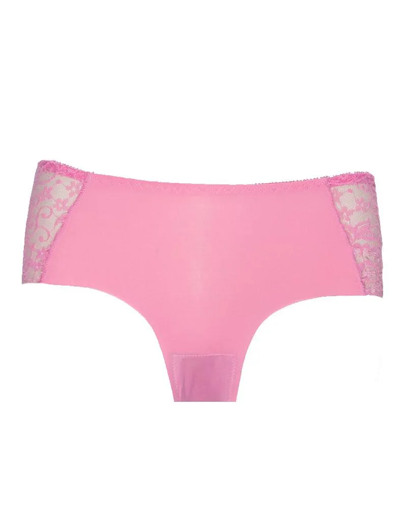 Pack of 5 - Embroidered Cotton Net Panty For Women
