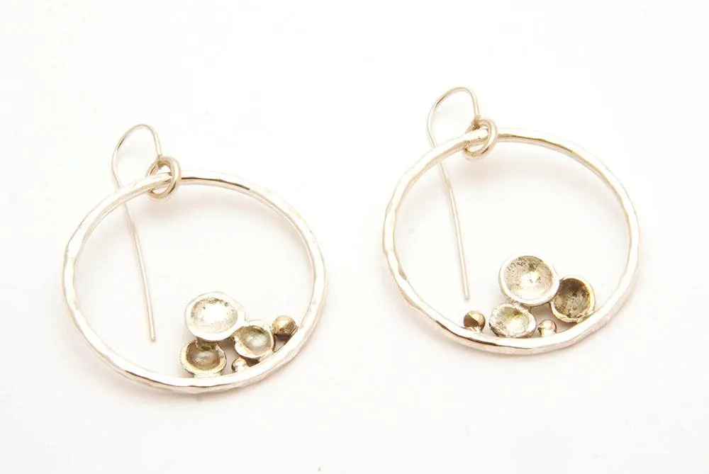 Pebbles on the beach earrings #71