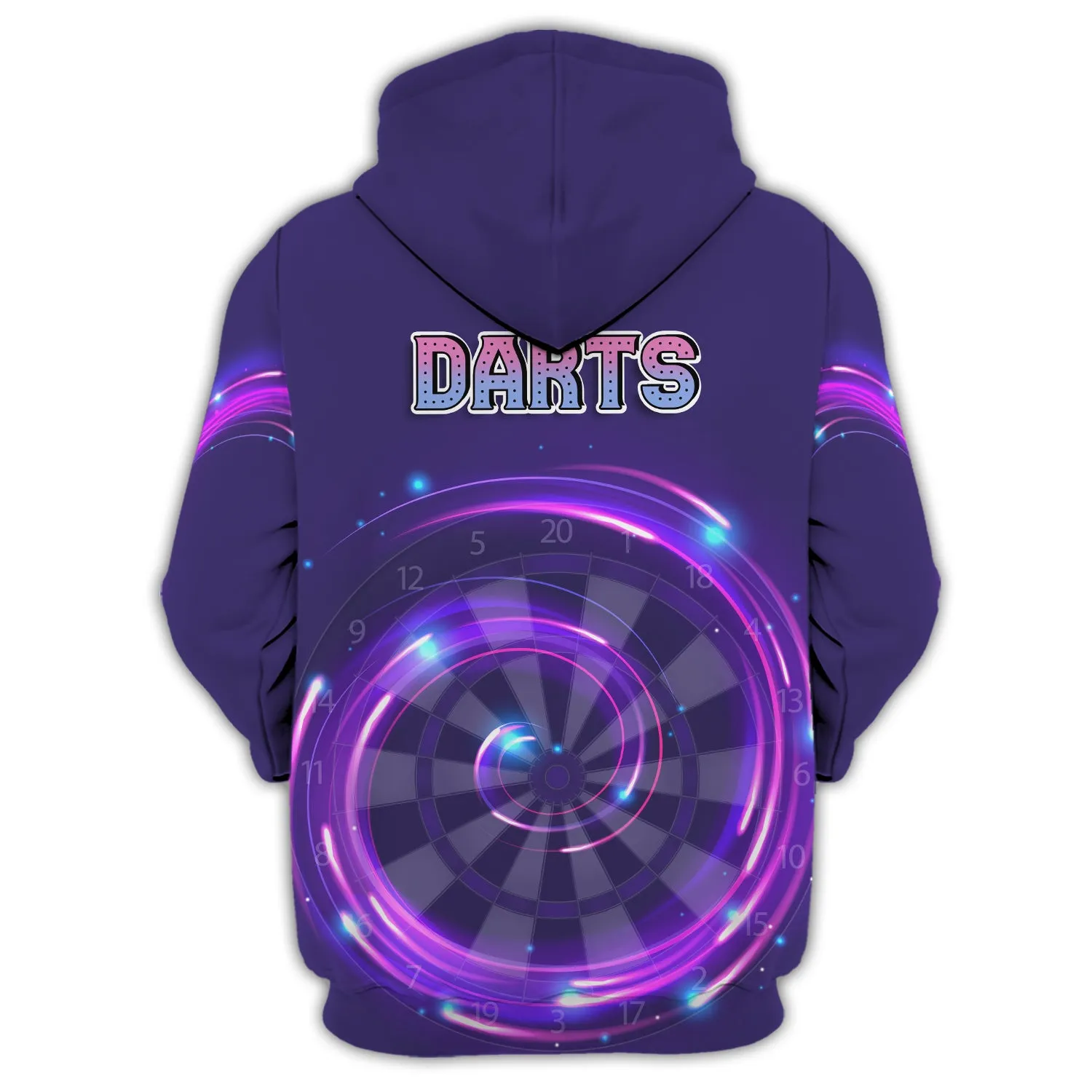 Personalized Name Darts Purple 3D Printed Shirts
