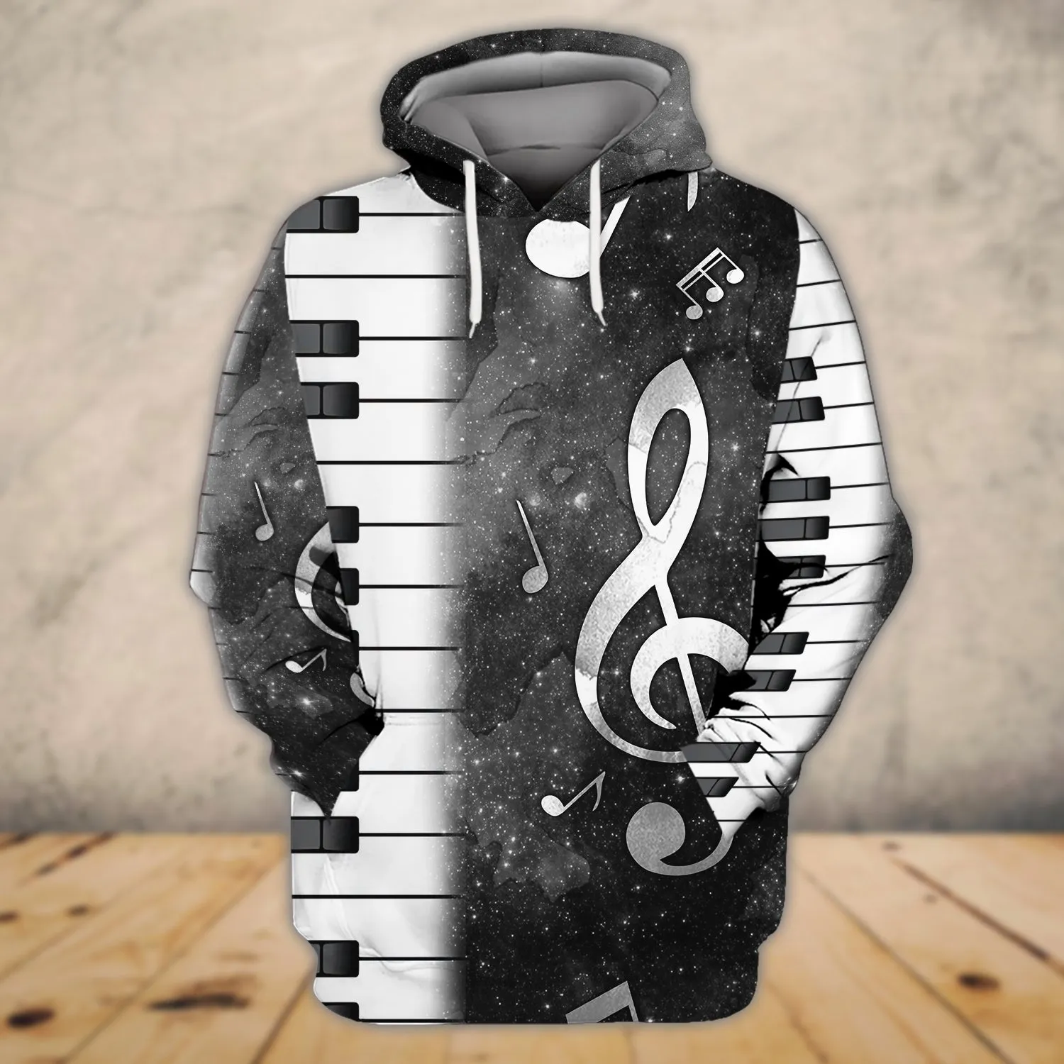 Piano Music 3D Printed Shirts Gift for Piano Lover Multicolor