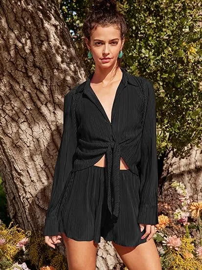 Pleated Casual Suit