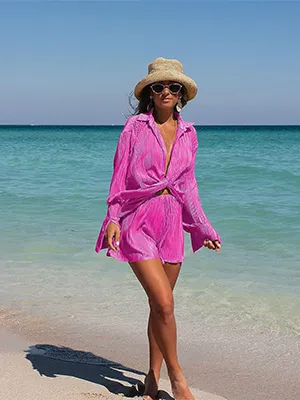 Pleated Casual Suit