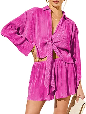 Pleated Casual Suit