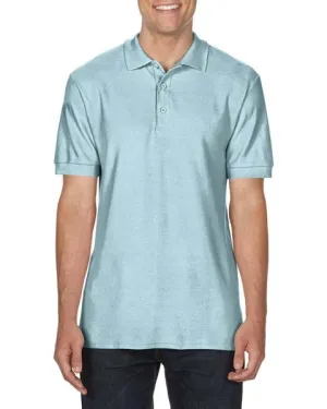 POLO T-Shirt Gildan Premium Cotton Poloshirt Work Leisure G85800 CHAMBRAY S