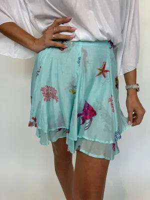 Pranella Indy Mini Skirt Baia