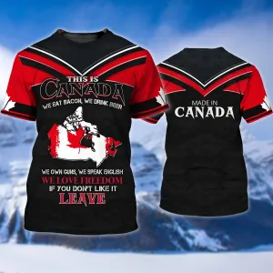 Pride of Canadians Design 3D Printed Shirts