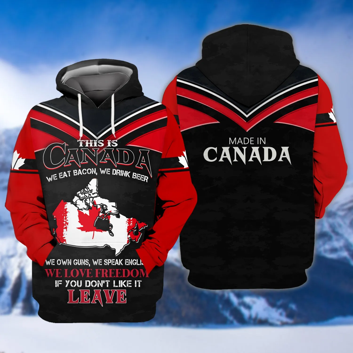 Pride of Canadians Design 3D Printed Shirts