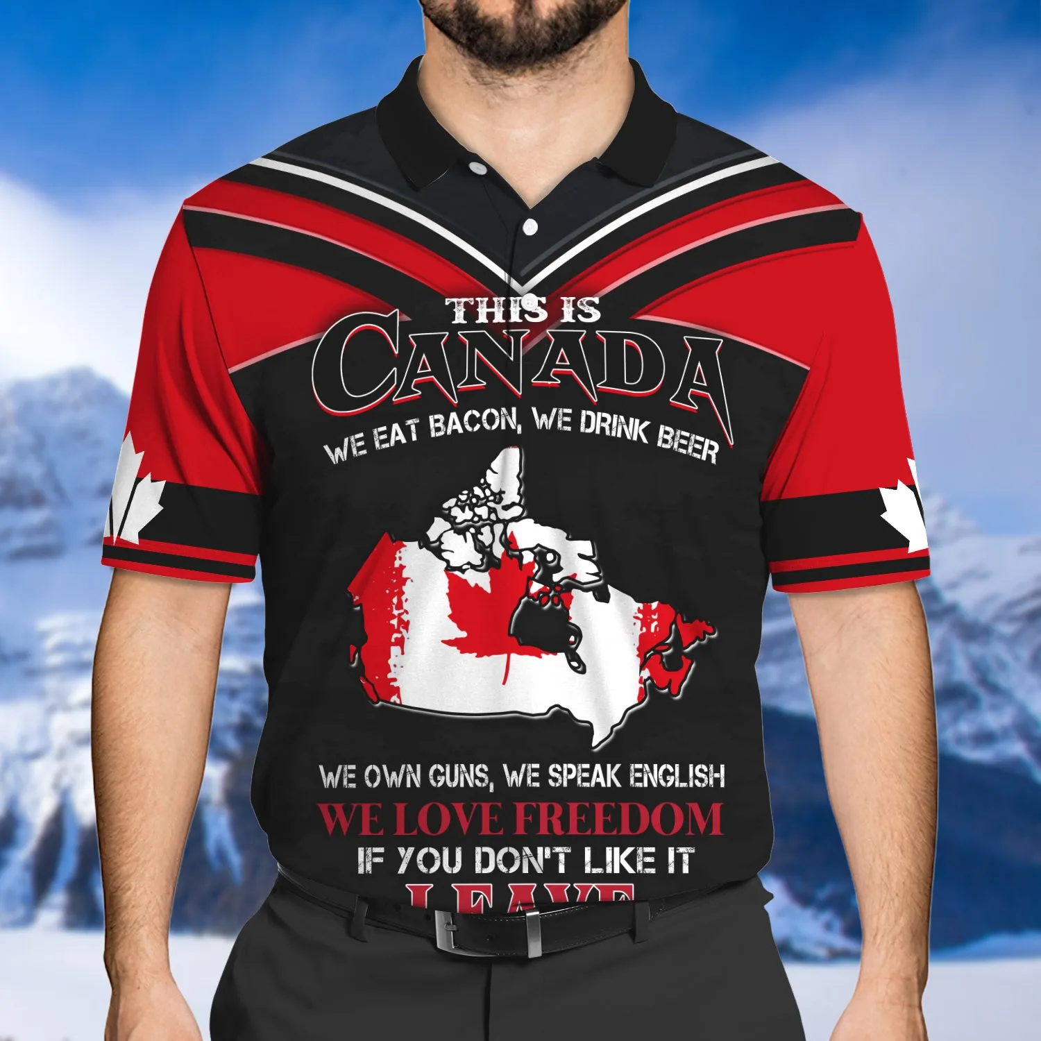 Pride of Canadians Design 3D Printed Shirts