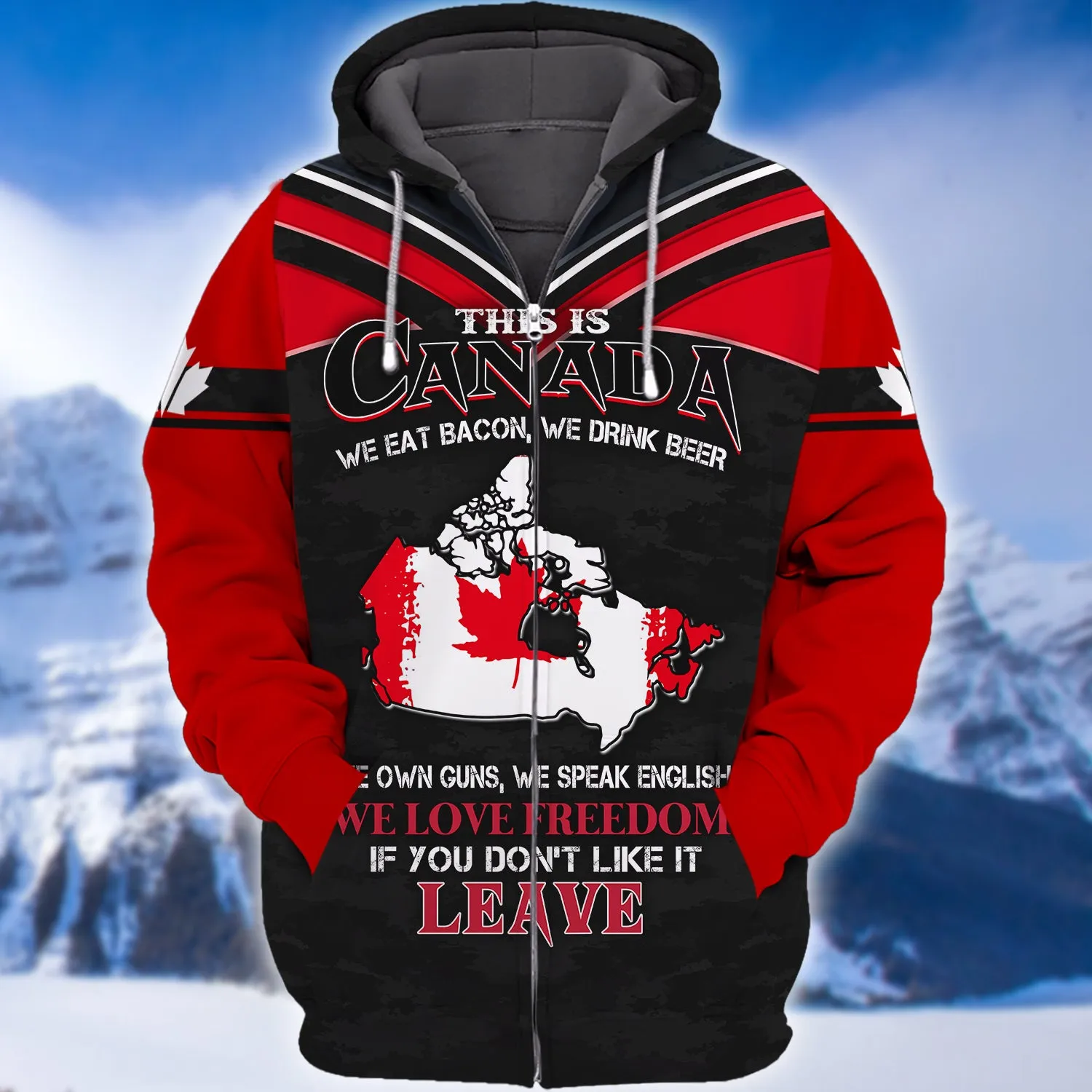 Pride of Canadians Design 3D Printed Shirts